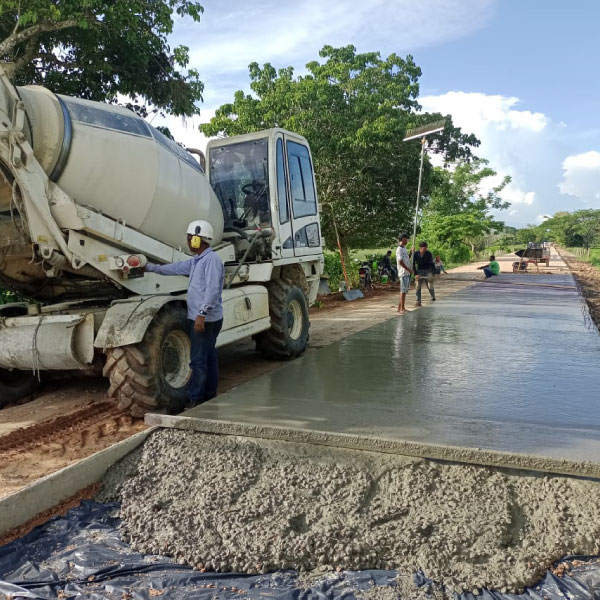 Fabricación de concreto en obra